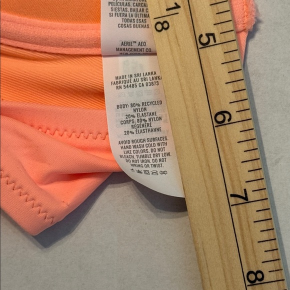 Aerie NEW Women's Coral Lightly Lined Underwire Bikini Top Size 36C - Picture 6 of 9
